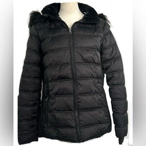 Nautica Black Puffer Jacket Size X-Large NWOT